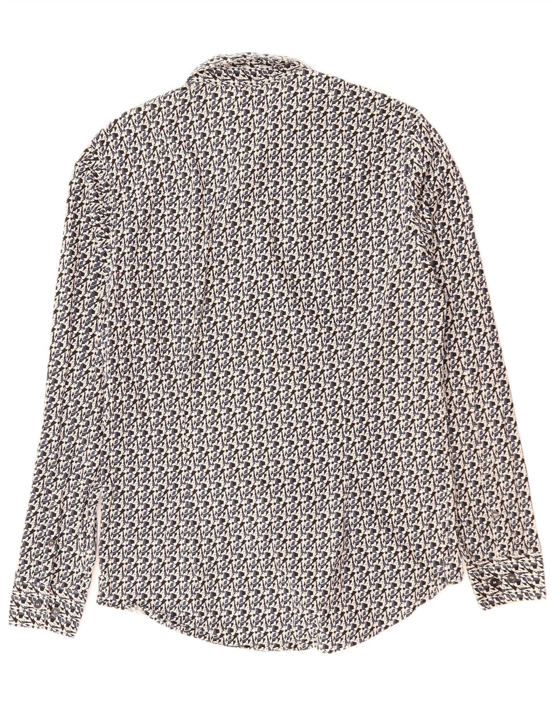 CALVIN KLEIN JEANS Chemise Slim Fit Homme Coton Géométrique Noir Moyen