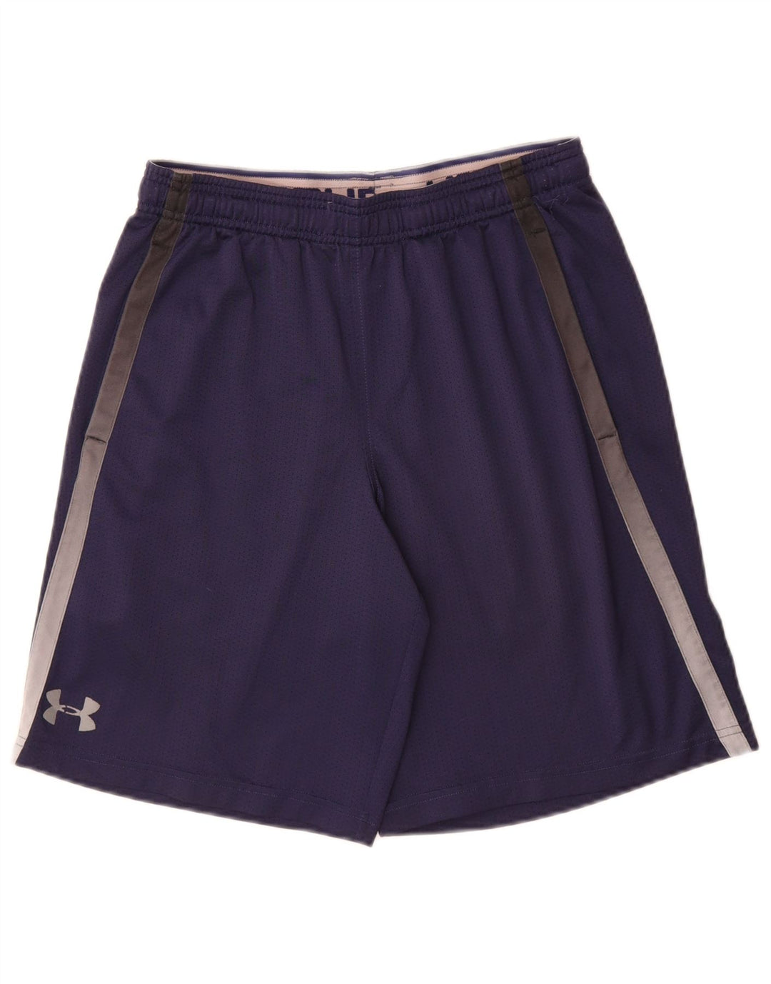 Under Armour Short de Sport Heat Gear Homme Bleu Marine Moyen Polyester