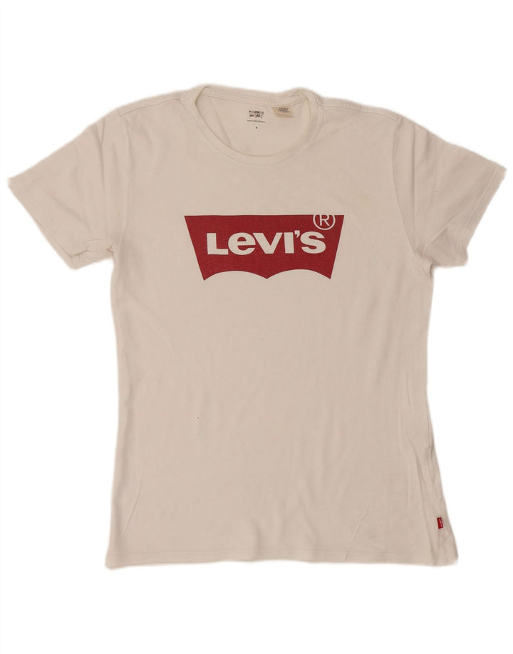 Levi's Tee-Shirt Graphic Homme Petit Blanc