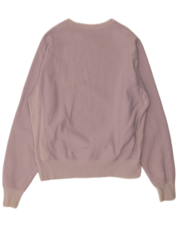 Champion Sweat-shirt surdimensionné pour femme UK 14 Coton violet moyen