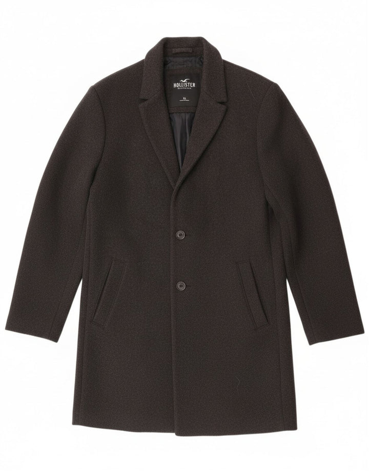 Hollister Manteau Homme UK 42 XL Gris Polyester