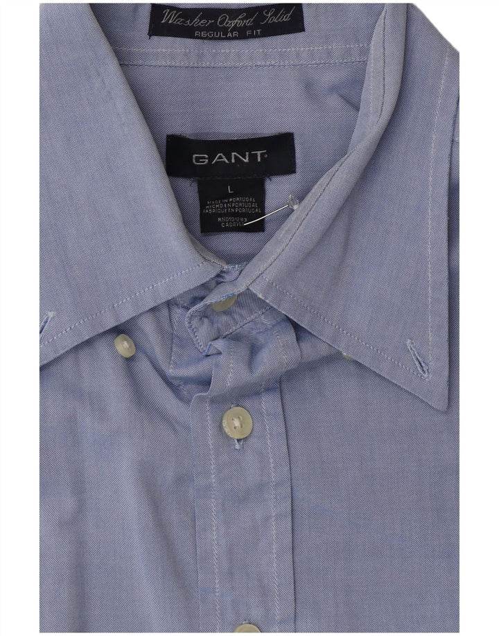 GANT Chemise Regular Fit Homme Bleu Coton