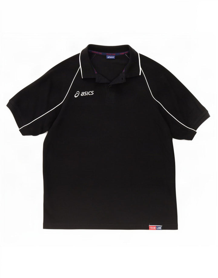 Asics Polo Homme XL Noir Coton