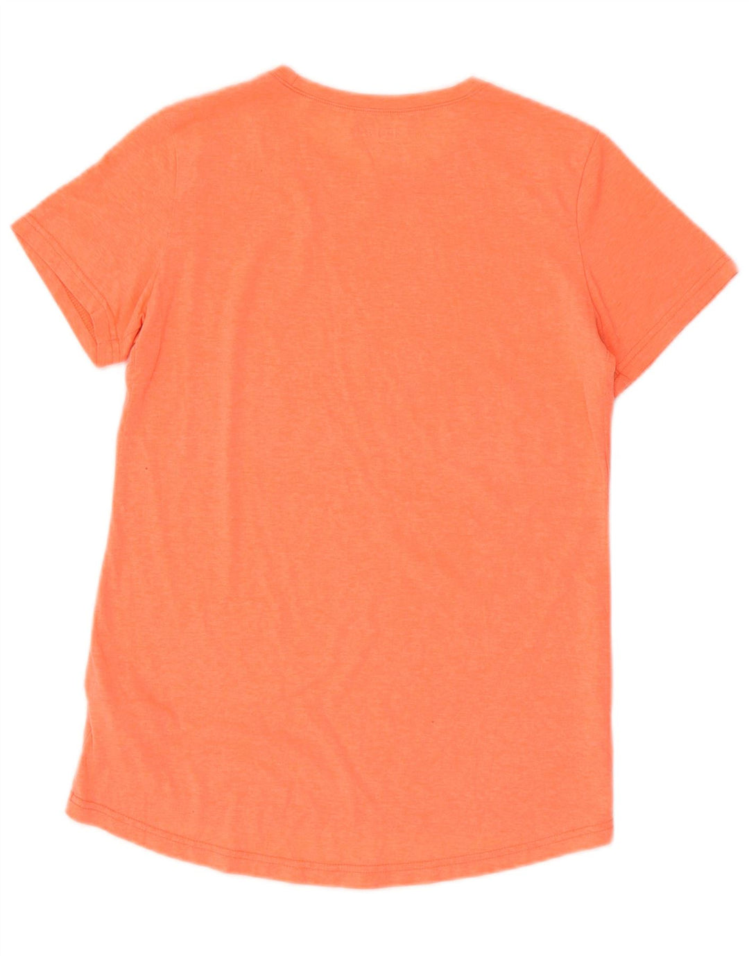 REEBOK T-Shirt Femme UK 12 Polyester Moucheté Orange Moyen