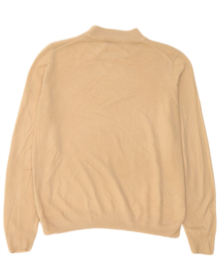 Marks & Spencer Pull col roulé pour femme UK 14 Large Beige