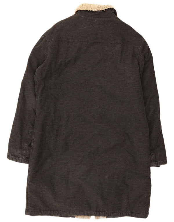 Meltin' Pot Manteau Sherpa Homme UK 42 XL Coton Gris
