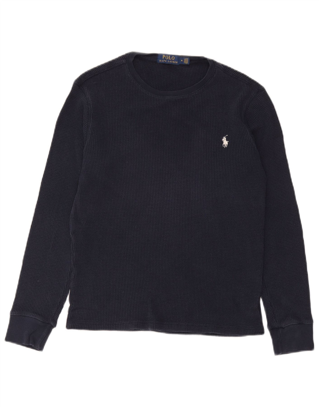 Polo Ralph Lauren Haut à manches longues pour homme en coton bleu marine moyen
