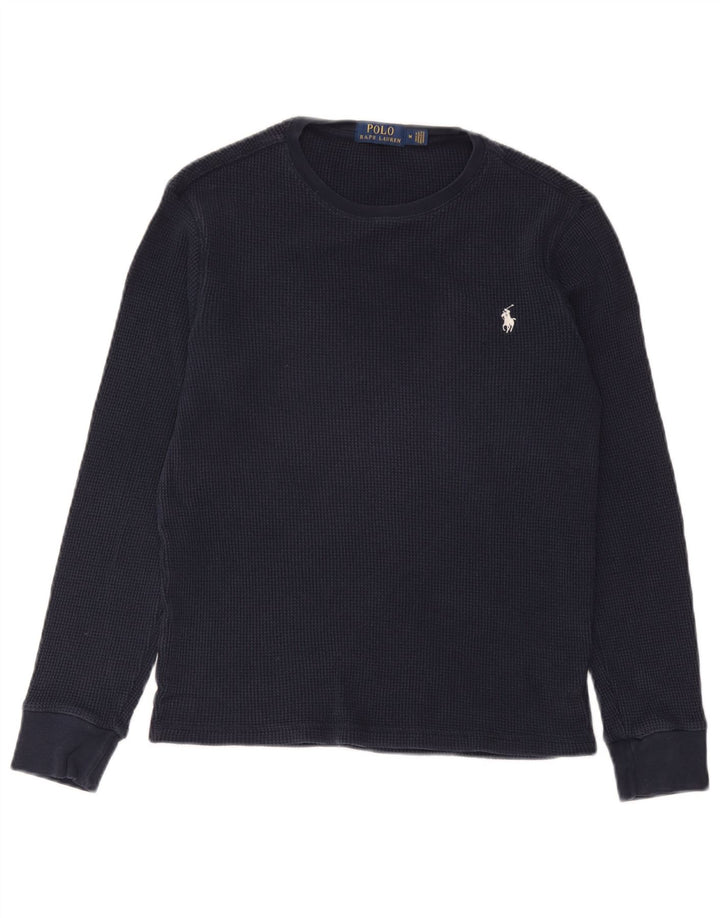 Polo Ralph Lauren Haut à manches longues pour homme en coton bleu marine moyen