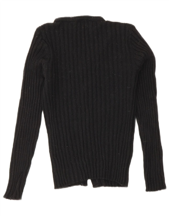 Roccobarocco Cardigan court pour femme IT 42 Noir moyen