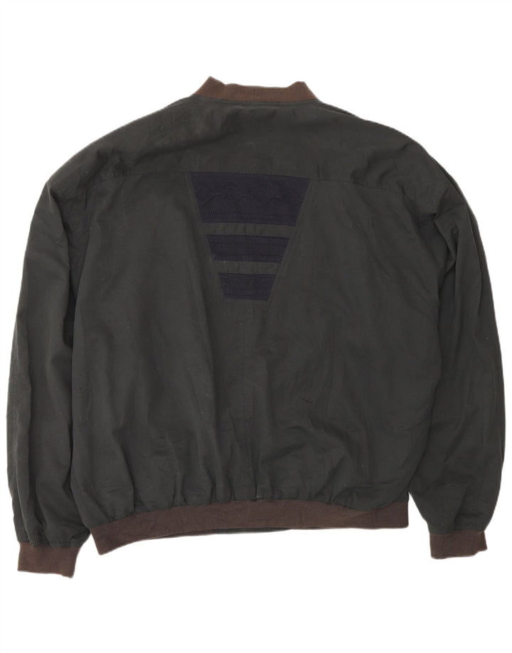 C.C.CONCORD Veste Bomber Homme UK 44 2XL Noir Colorblock Polyester