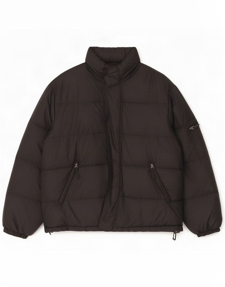 Vintage Veste matelassée homme IT 50 XL Noir Polyamide