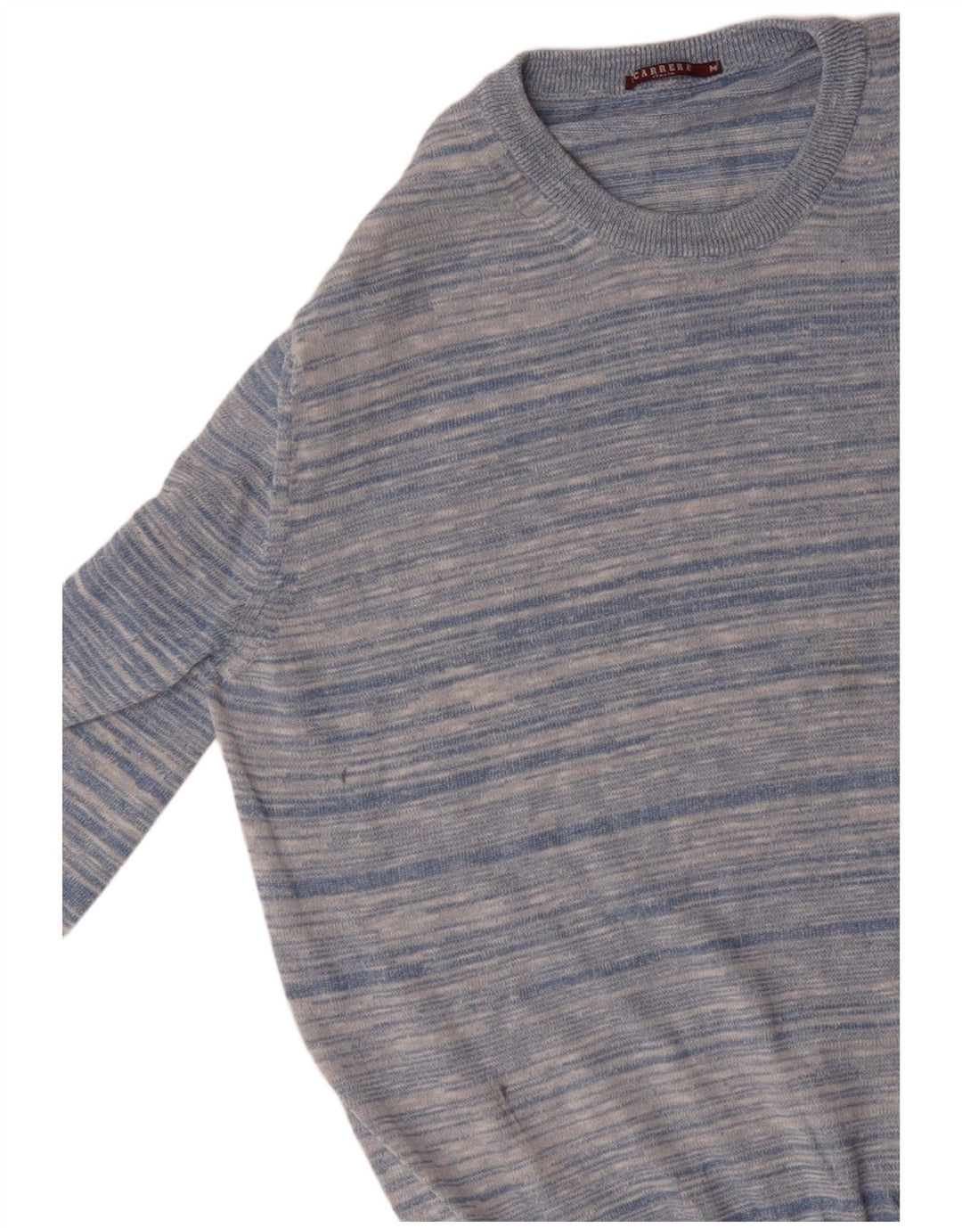 CARRERA Pull Col Rond Homme Bleu Moyen Rayé Coton