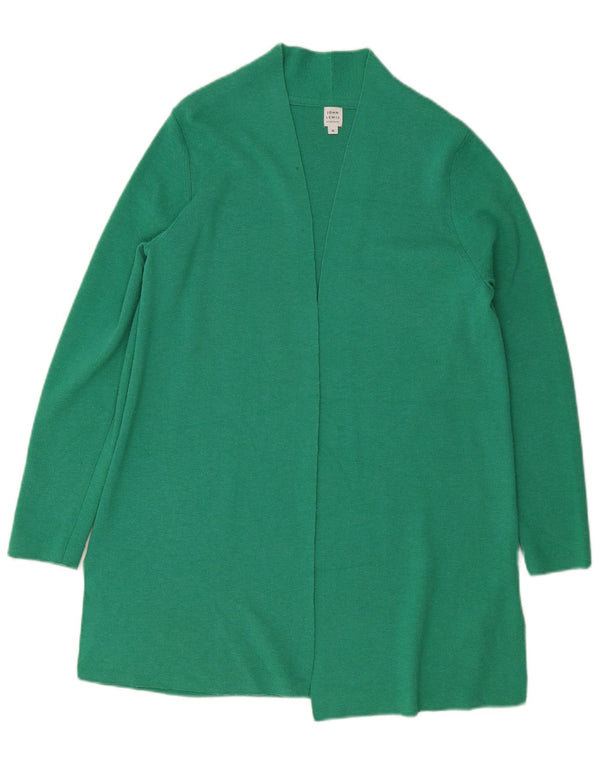 John Lewis Pull cardigan ouvert long pour femme UK 12 Vert moyen