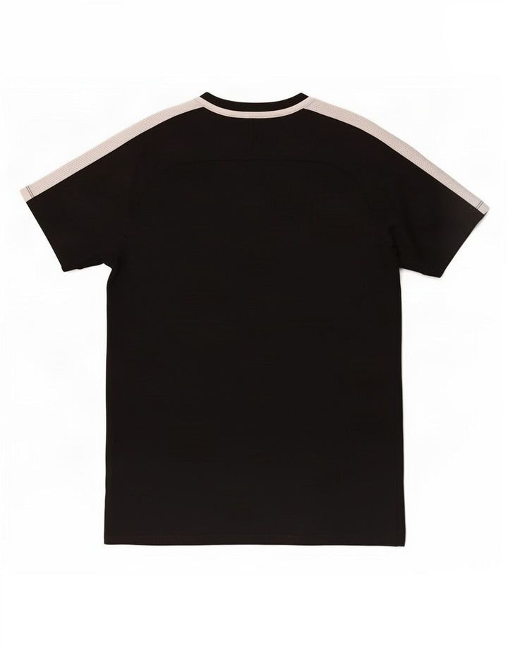Nike Hommes Dri Fit T-Shirt Haut Noir Colorblock Polyester