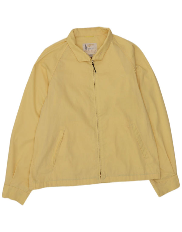 LONDON FOG Veste Bomber Homme UK 42 XL Coton Jaune