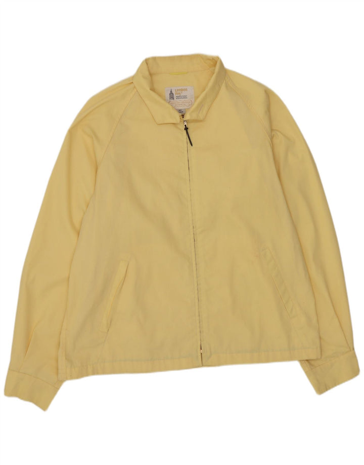 LONDON FOG Veste Bomber Homme UK 42 XL Coton Jaune
