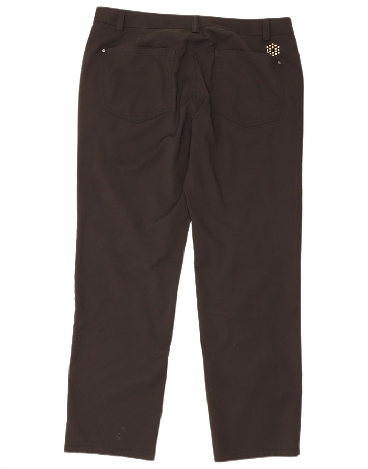 Puma Pantalon droit décontracté W36 L32 Homme Noir Polyester