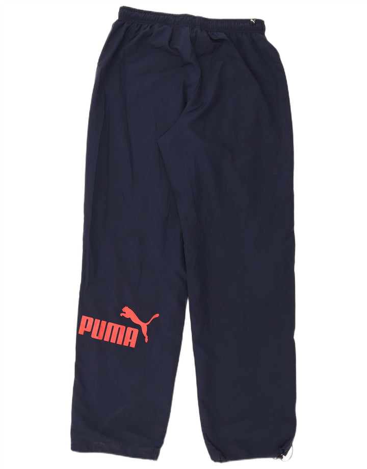 Puma Pantalon de Survêtement Graphic Homme Bleu Marine Moyen