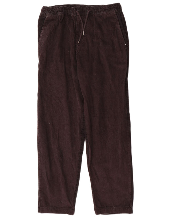 Quiksilver Pantalon droit en velours côtelé pour homme Medium W32 L28 Marron Coton