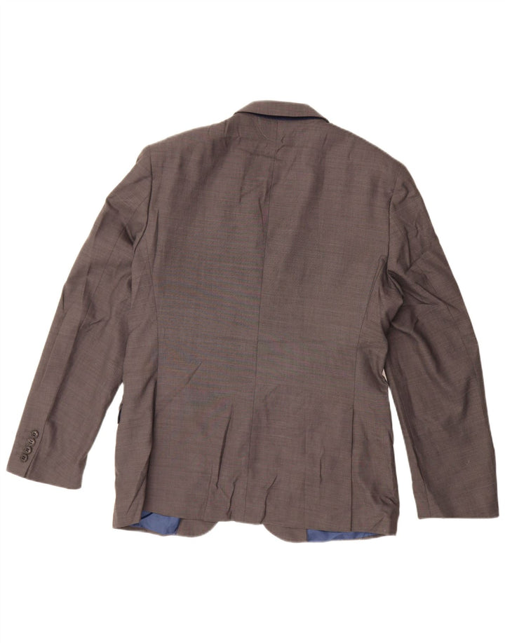 MARKS & SPENCER Veste blazer à 2 boutons pour homme Coupe ajustée UK 38 Gris moyen