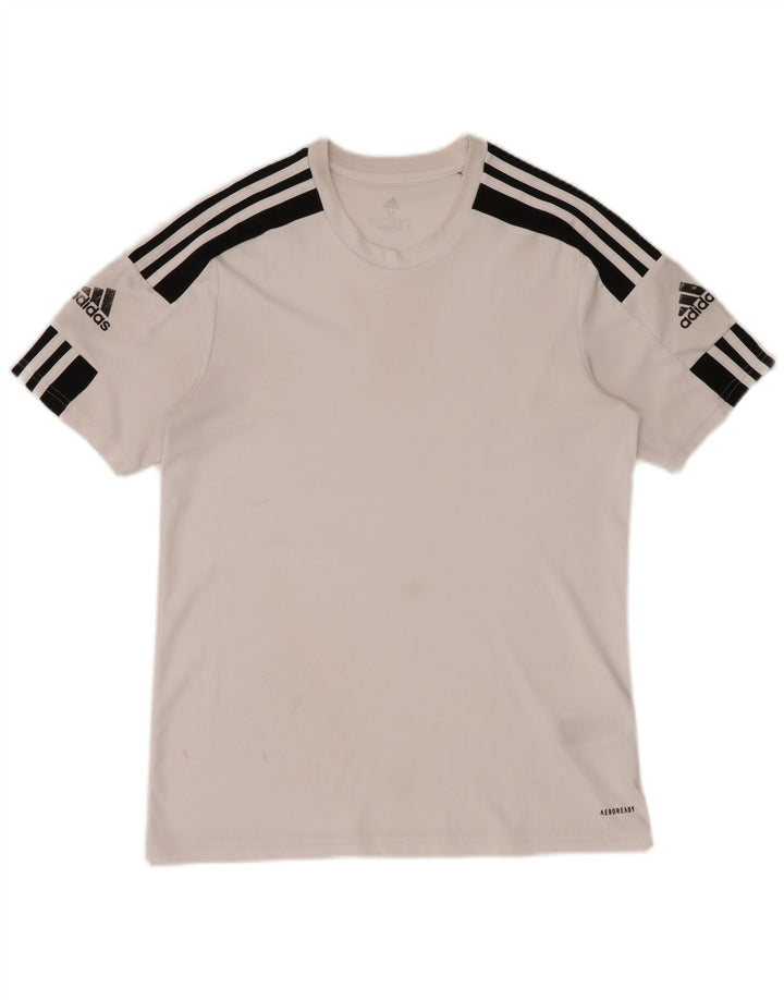 Adidas Hommes Aeroready T-Shirt Haut Moyen Blanc Colorblock Polyester