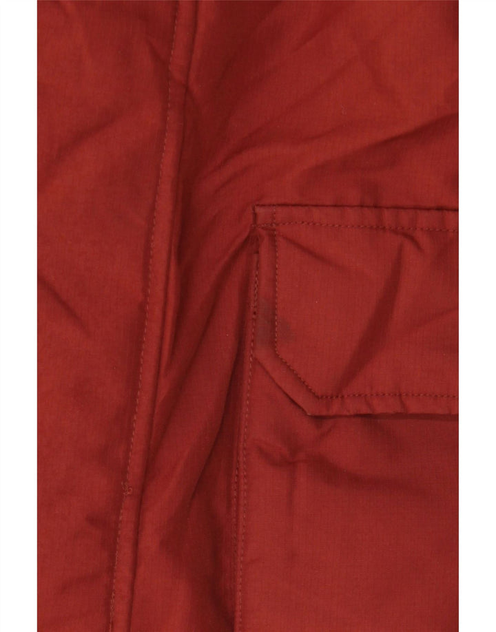 Marks & Spencer Parka rembourrée à capuche pour homme UK 40 Large Bordeaux Hiver