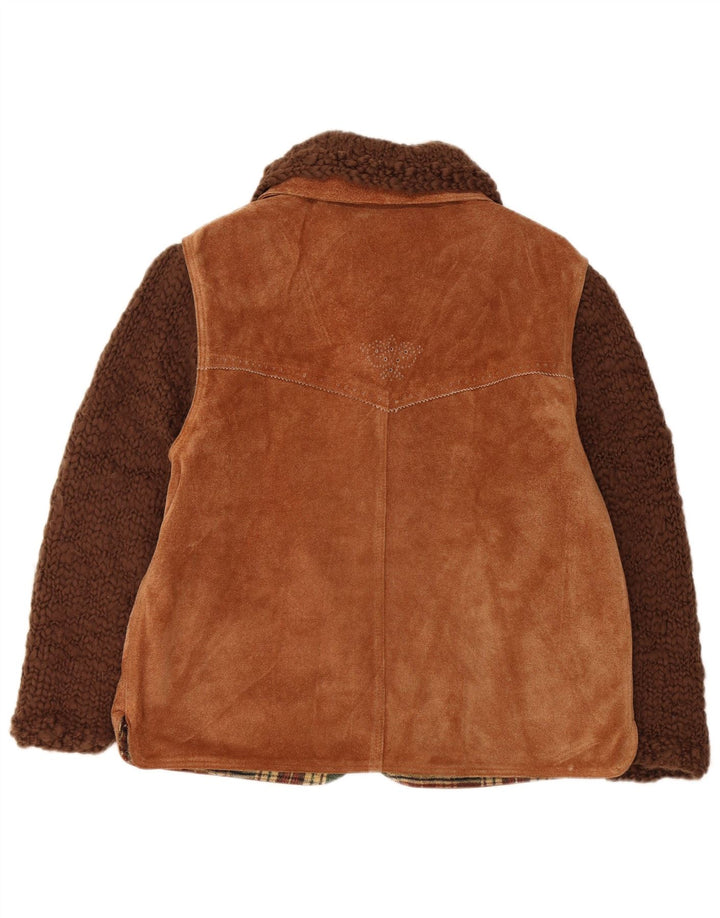 Conbipel Veste en Daim Femme IT 44 Cuir Marron Moyen