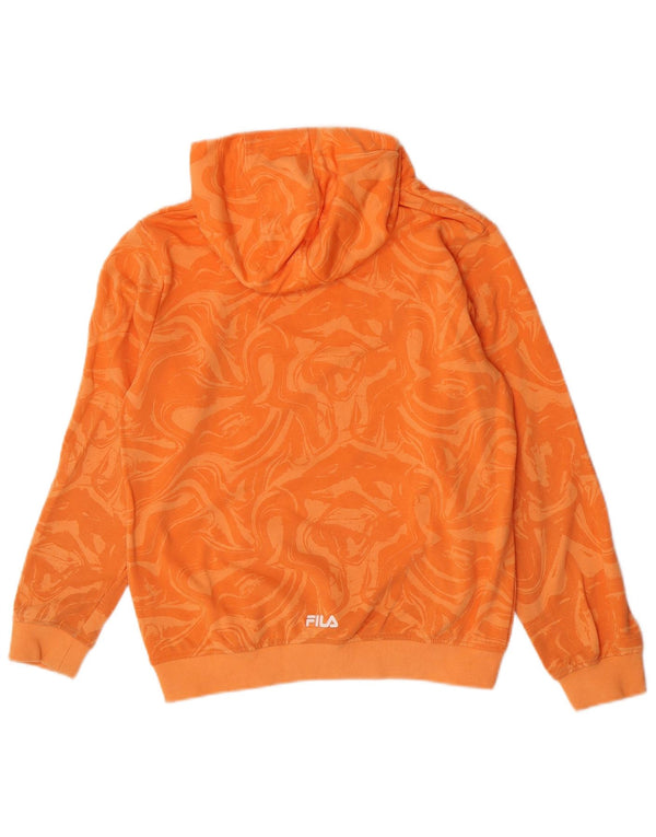 Fila Pull à capuche garçon 11-12 ans Orange Tie Dye Coton