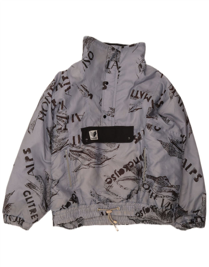 TACTEL Veste Anorak Graphique Homme UK 48 4XL Bleu Polyamide