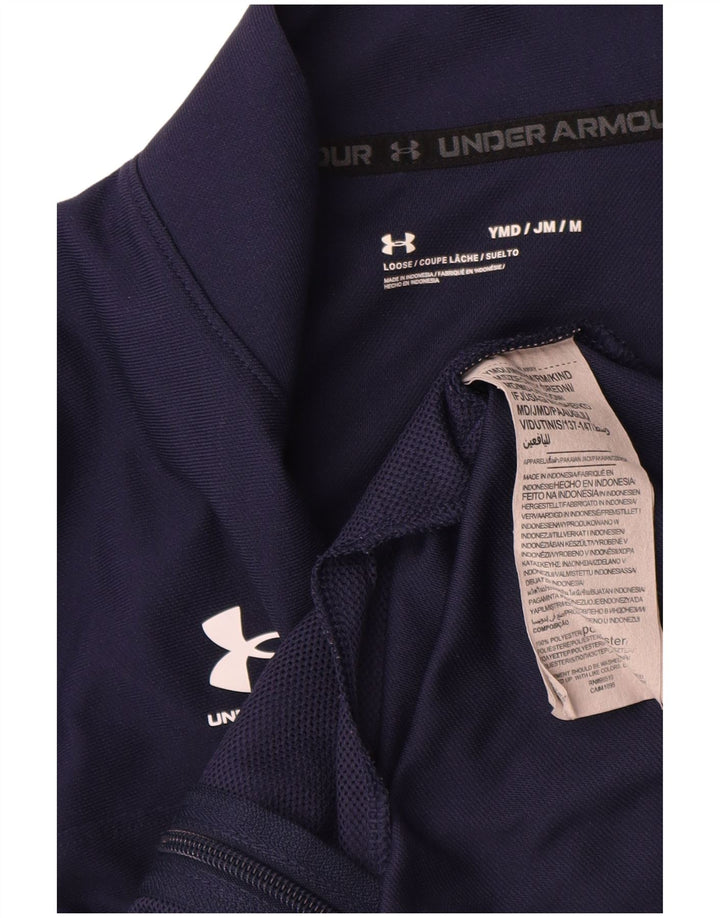 Under Armour Veste de Survêtement Garçon 9-10 Ans Bleu Marine Moyen