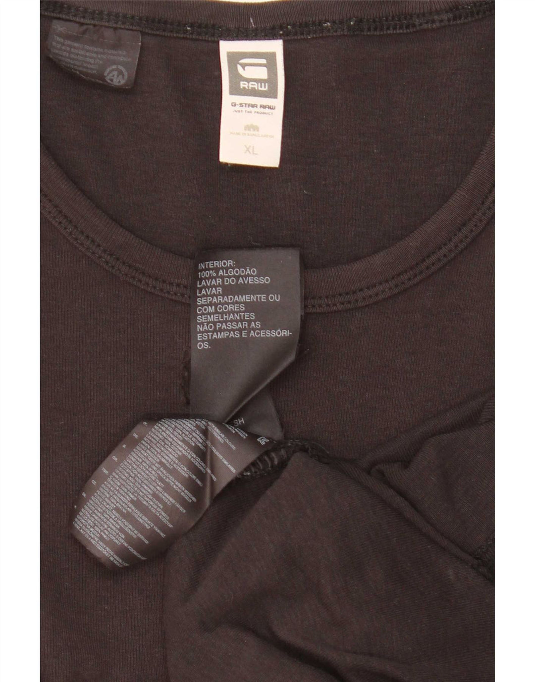 G-Star Homme Top Manches Longues XL Noir Coton
