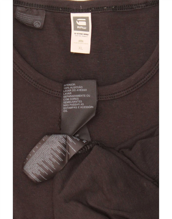 G-Star Homme Top Manches Longues XL Noir Coton
