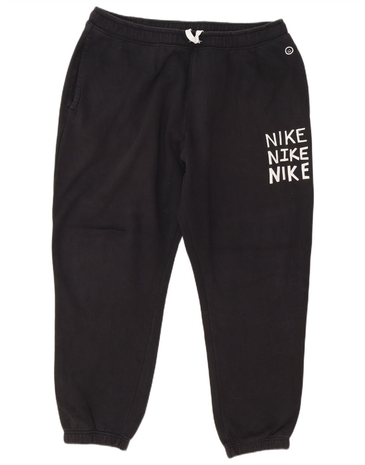 Nike Pantalon de survêtement graphique pour homme Noir 2XL