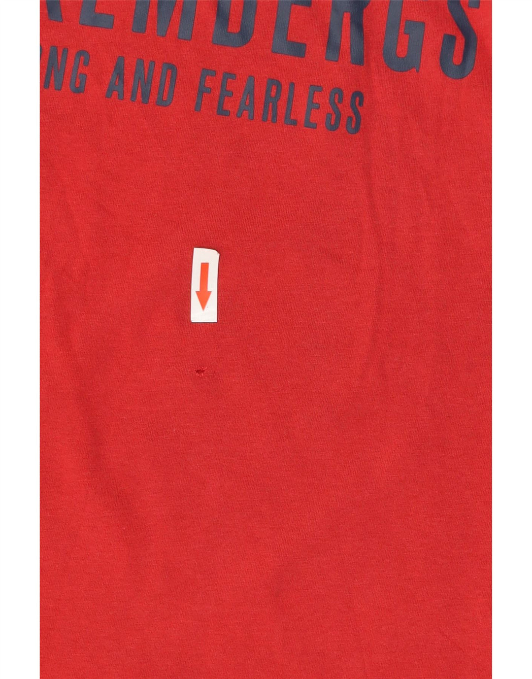 Bikkembergs T-shirt graphique pour homme en coton rouge