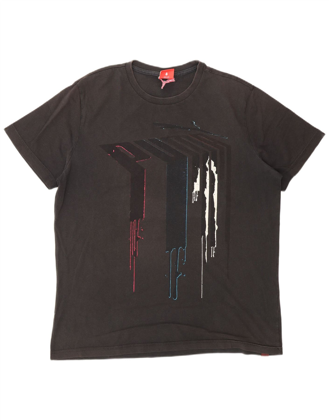 PUMA T-shirt graphique pour hommes, grand, noir