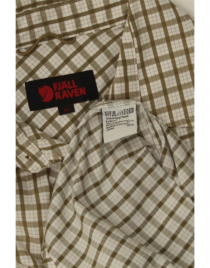 Fjall Raven Chemise en flanelle pour homme Kaki moyen à carreaux en polyester