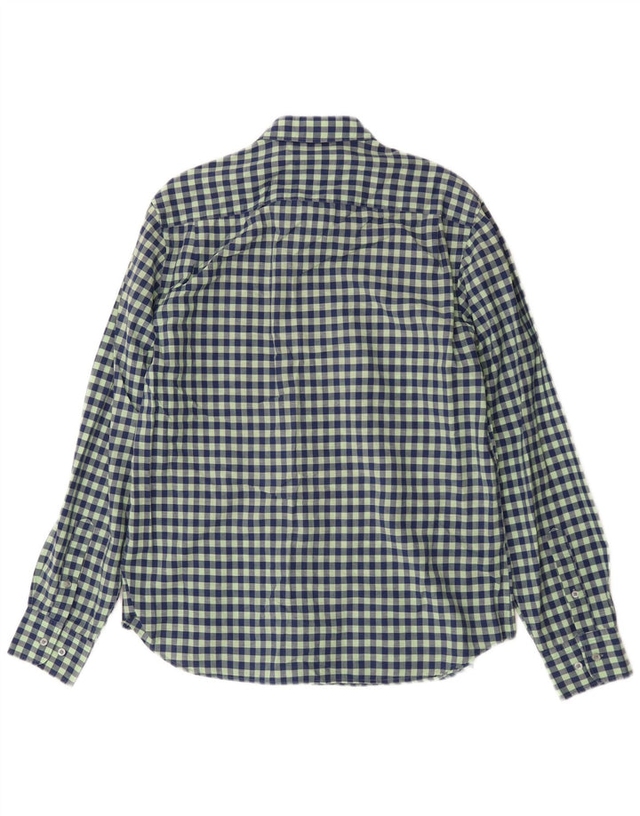Massimo Dutti Chemise Homme Grand Vichy Vert