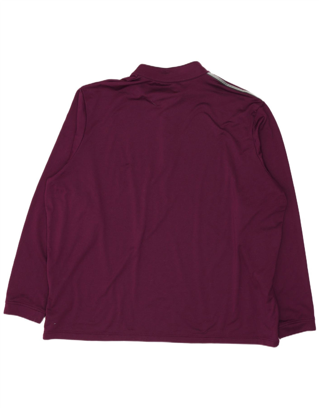 Adidas Hommes Zip Neck Pull Survêtement Top 2XL Violet Polyester