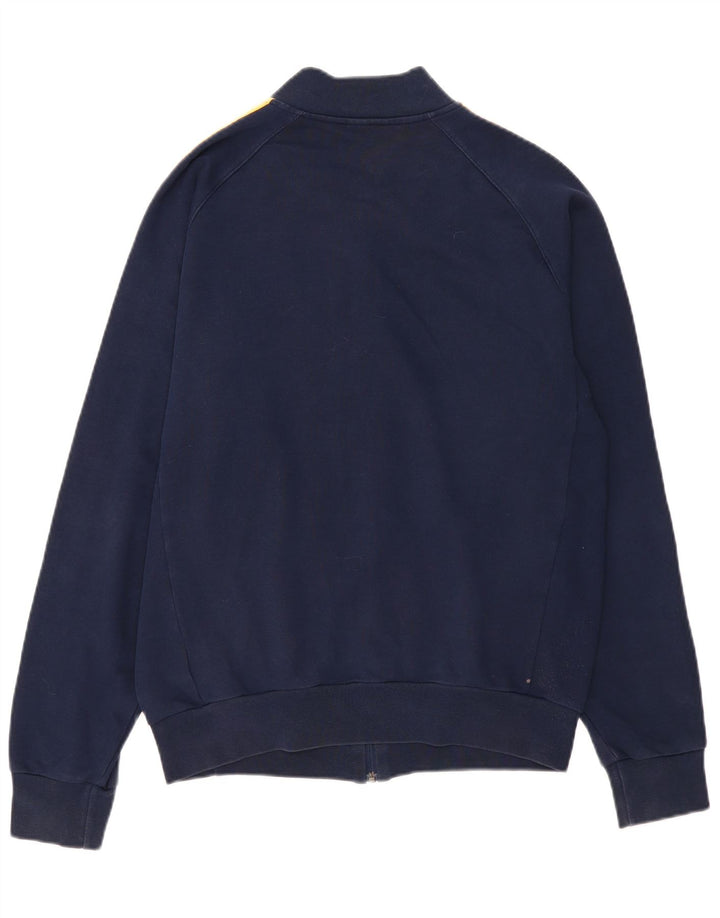 Adidas Veste de survêtement graphique pour homme Taille L en coton bleu marine