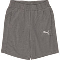 Puma Short de Sport Homme Gris Moyen Coton