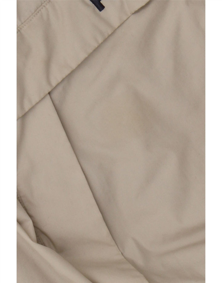 Kickers Veste Anorak à capuche graphique pour homme UK 40 Large Beige Polyester