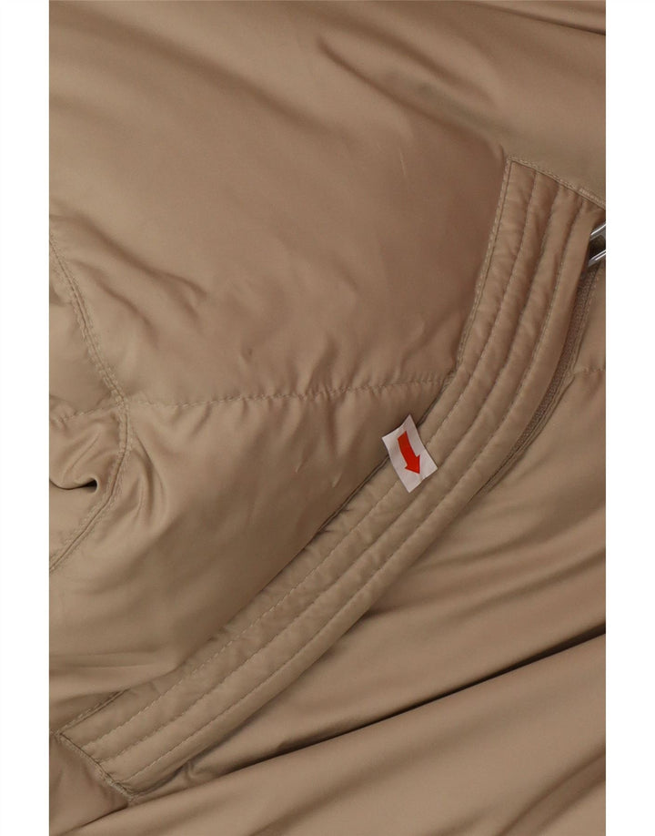 FILA Veste matelassée à capuche pour homme UK 38 Beige moyen Polyester