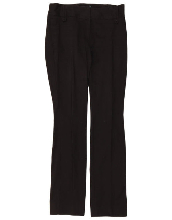 Zara Pantalon Chino Bootcut Femme EU 36 XS W26 L31 Noir
