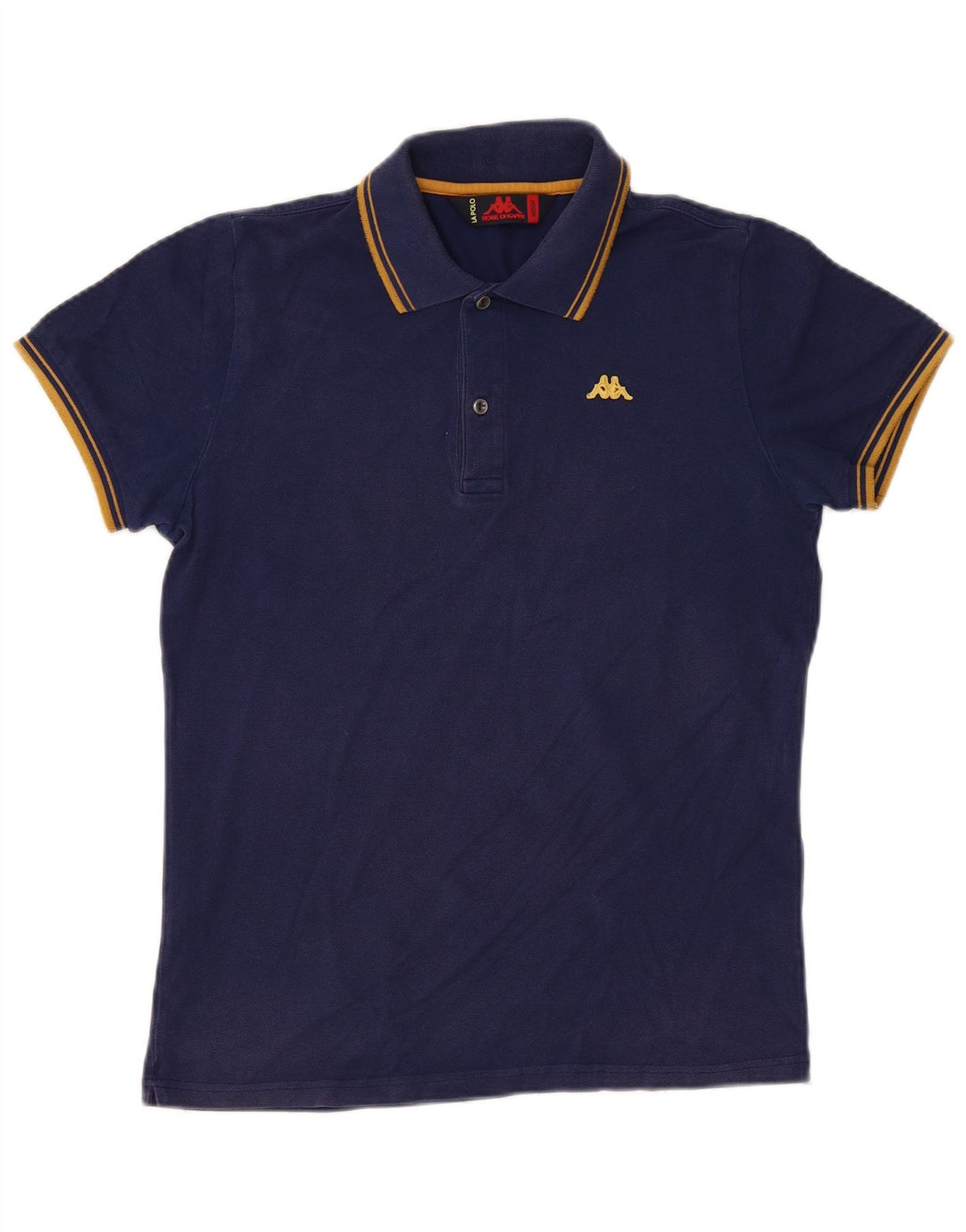 Kappa Polo Homme Bleu Marine Moyen Coton