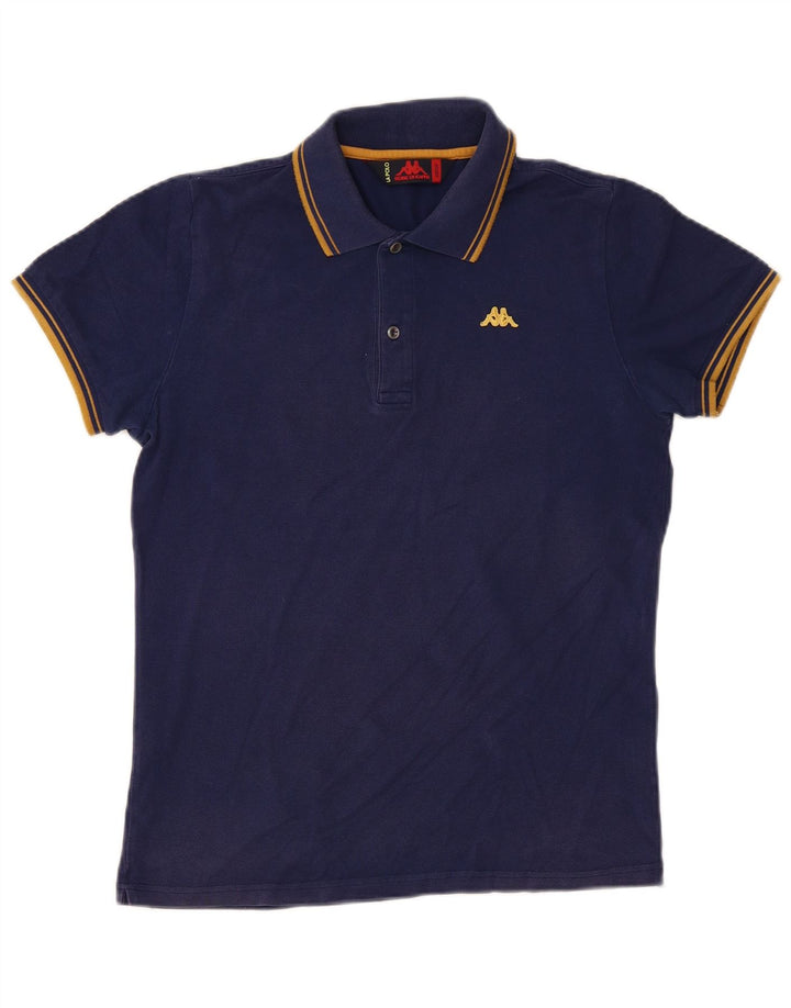 Kappa Polo Homme Bleu Marine Moyen Coton