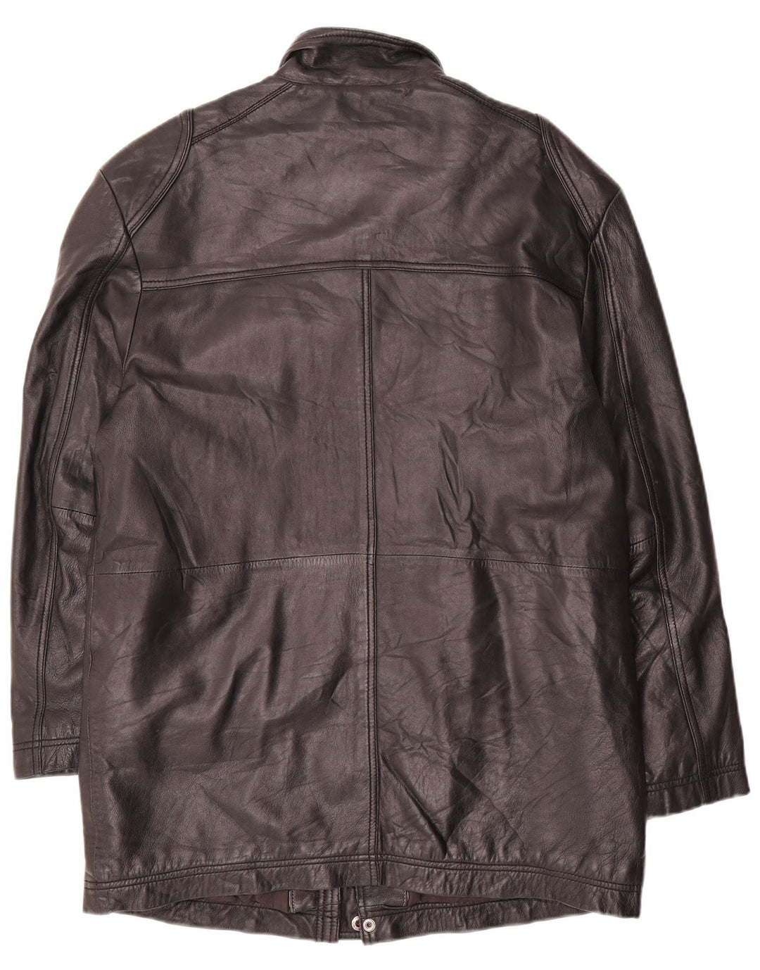 Manteau en cuir pour homme UK 40 Large Noir