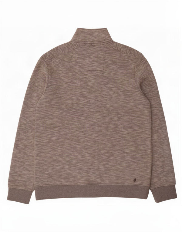 Boston Crew Veste de Survêtement Homme Gris Moyen Moucheté Polyester