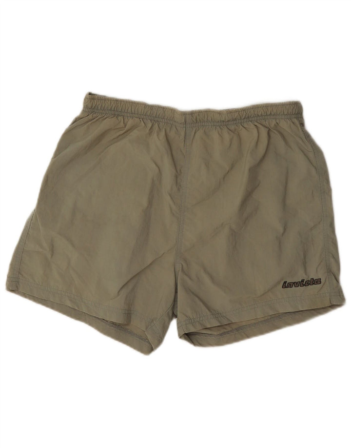 Invicta Short de Bain Homme Kaki Moyen Polyamide