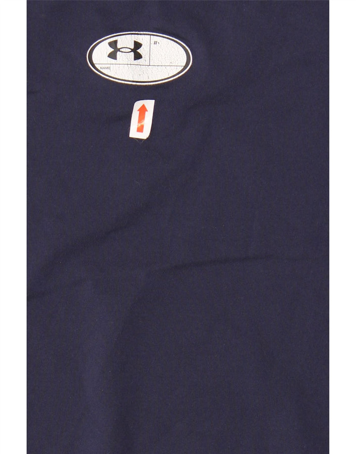 UNDER ARMOUR Débardeur Heat Gear pour femme UK 14 Large Bleu marine
