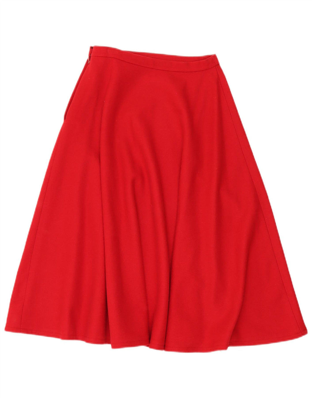 jupe trapèze femme vintage W24 XS Rouge